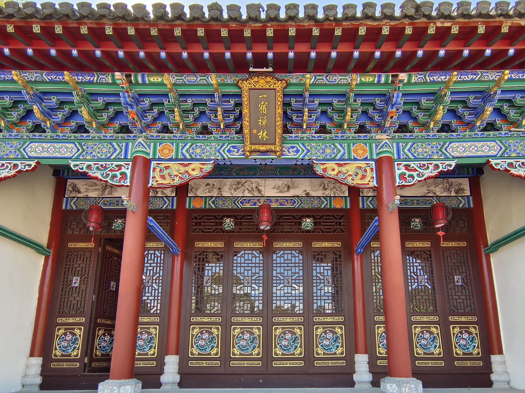 九华山风景区一宿禅林实景照片