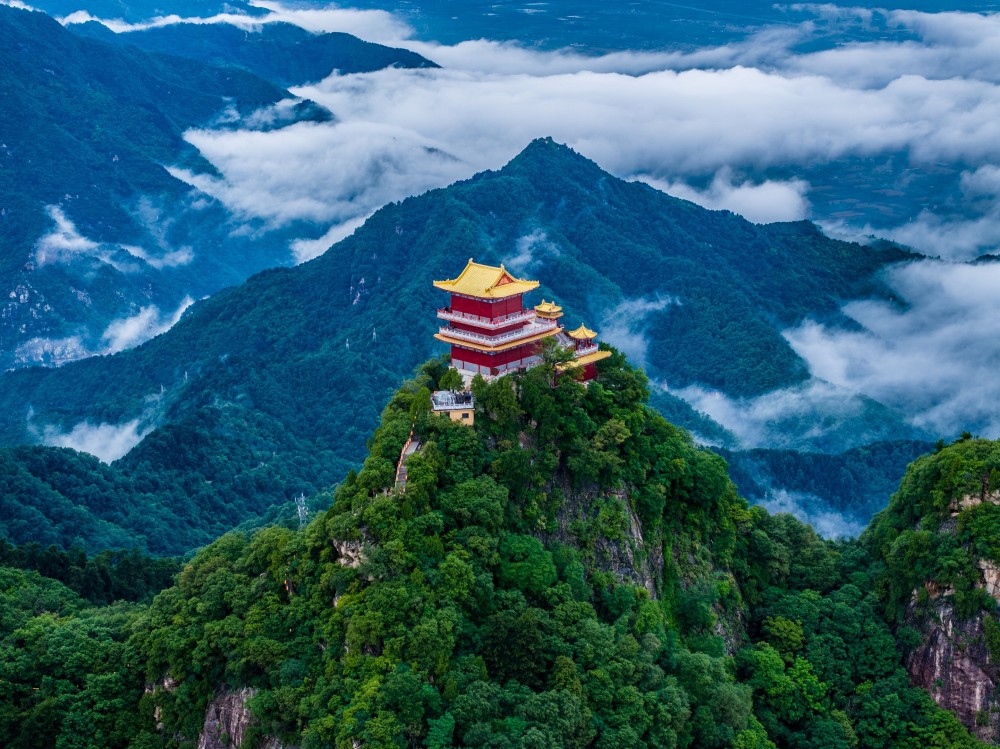终南山南五台景区景点图片