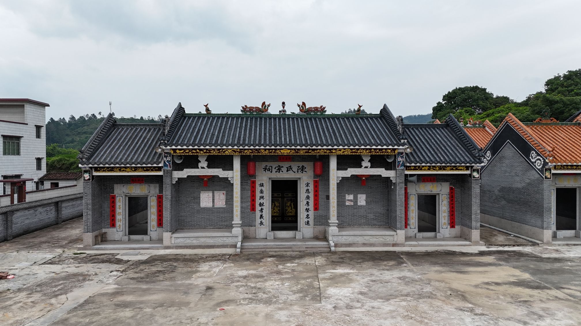 留洞陈氏宗祠实景照片