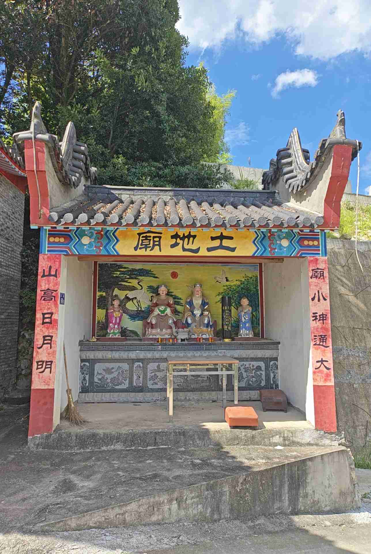 柘荣县黄柏乡高峰村土地庙实景照片