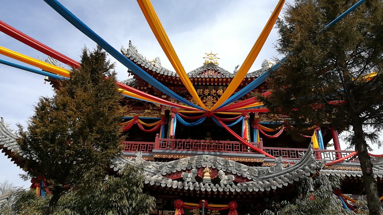 崆峒山国家地质公园-千佛宝殿实景照片
