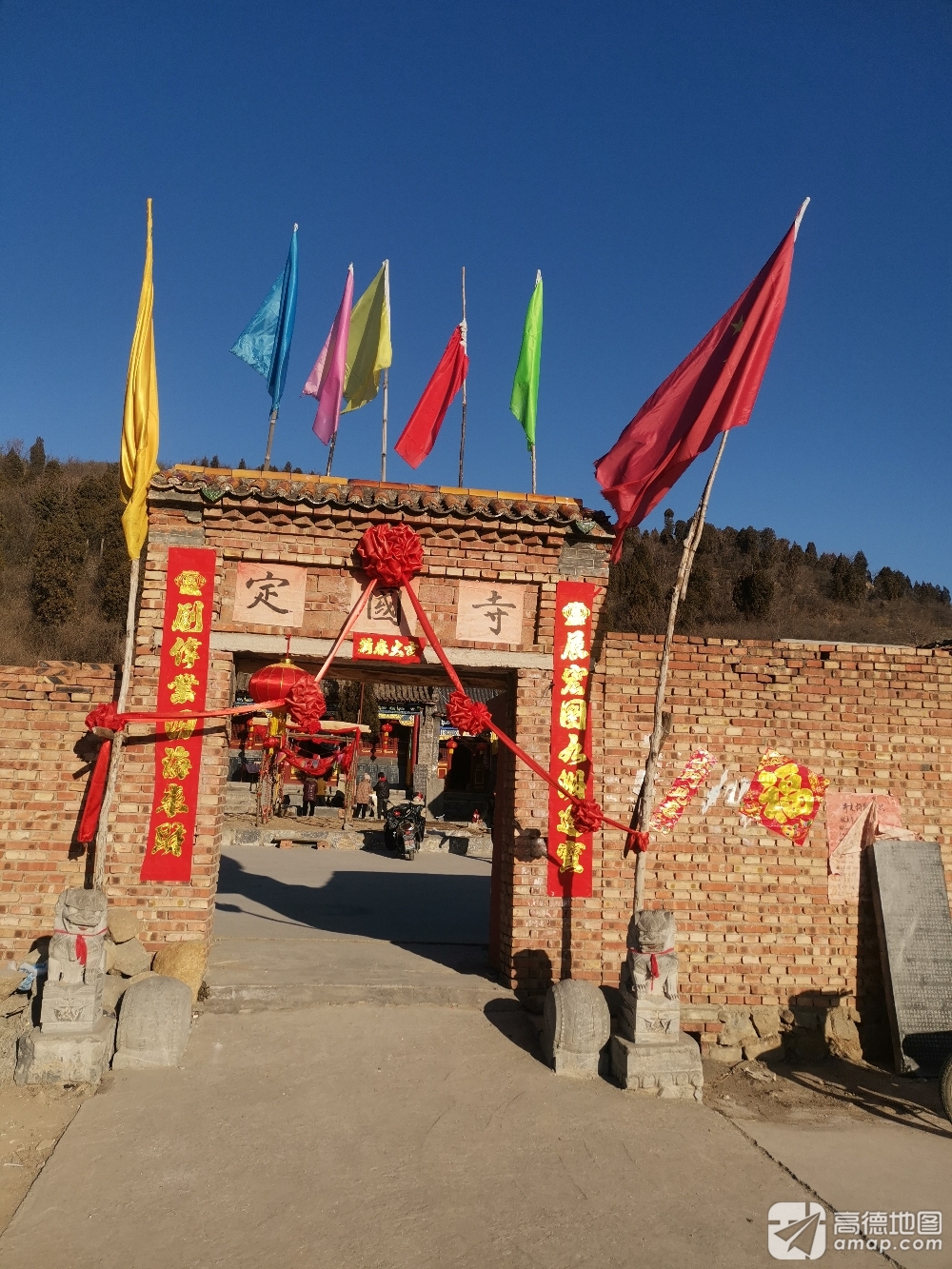 定国寺实景照片
