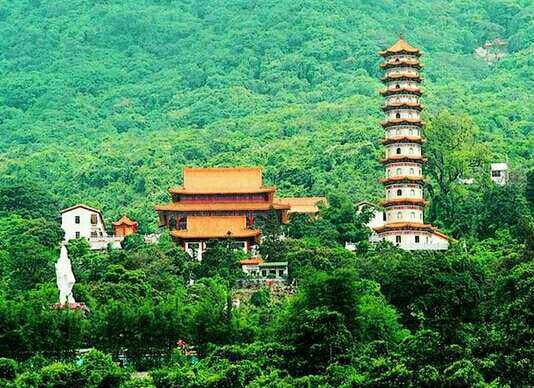 华首古寺实景照片