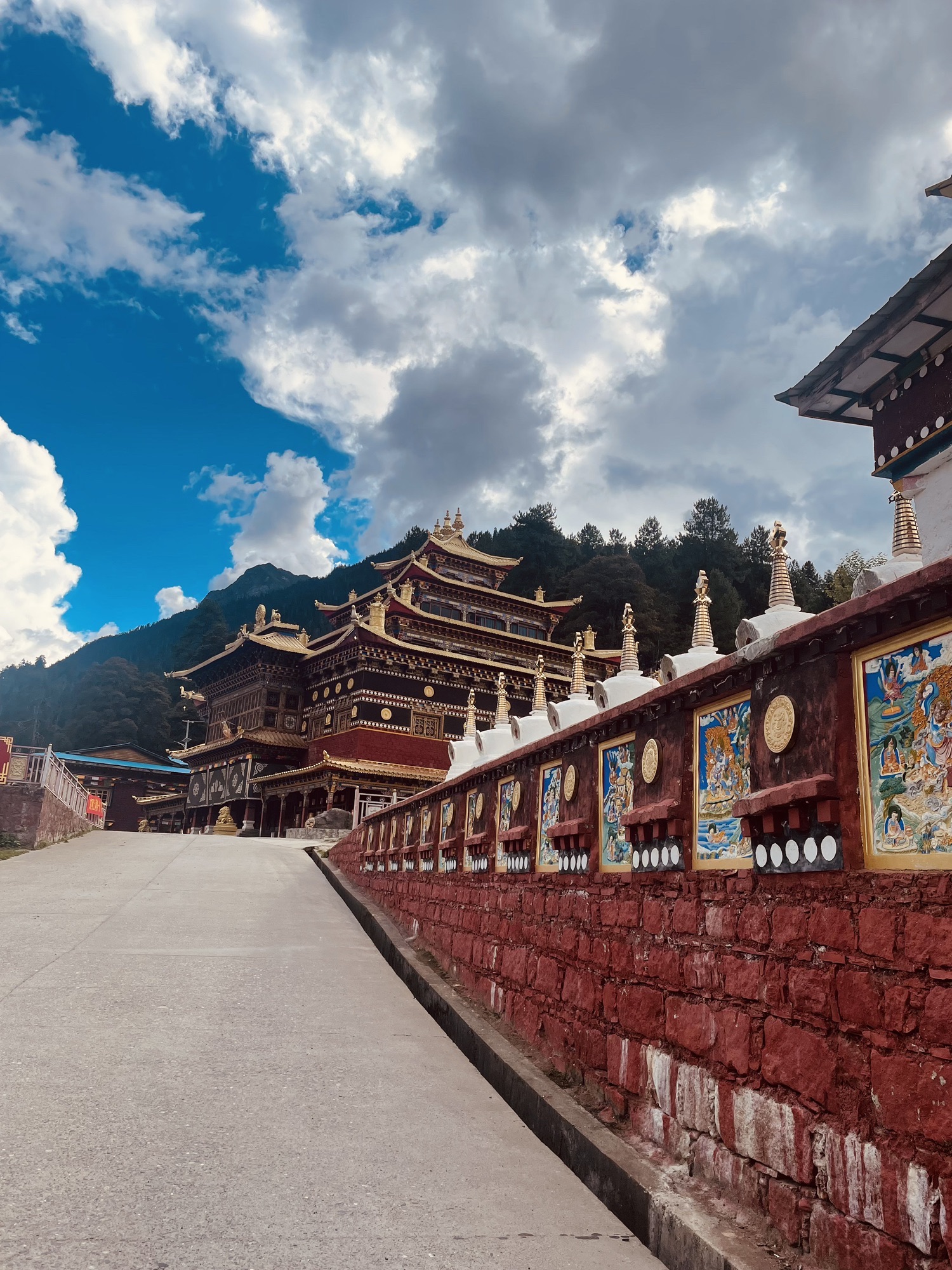 波密多东寺实景照片