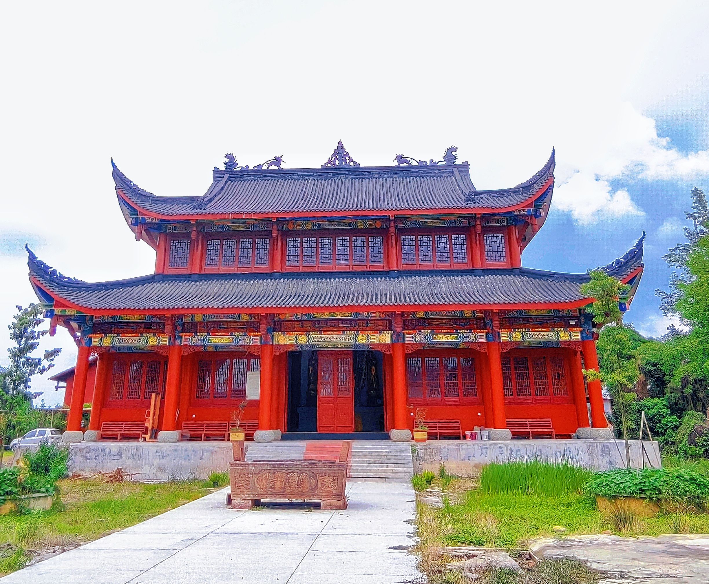 栖霞寺实景照片