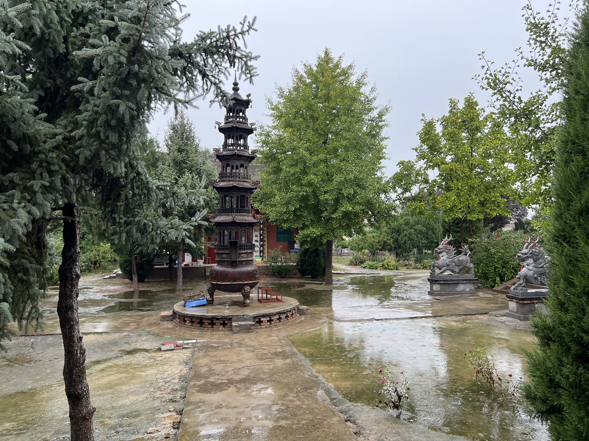 中国道教华山大上方下院合阳县玄真观实景照片