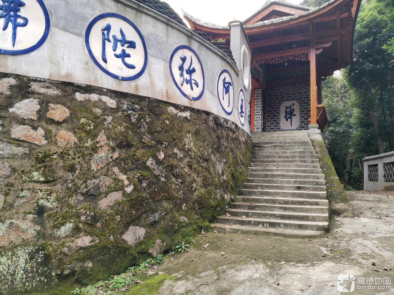 溪潭镇西安村百福禅寺实景照片