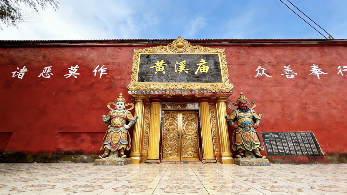 白坝黄溪庙实景照片