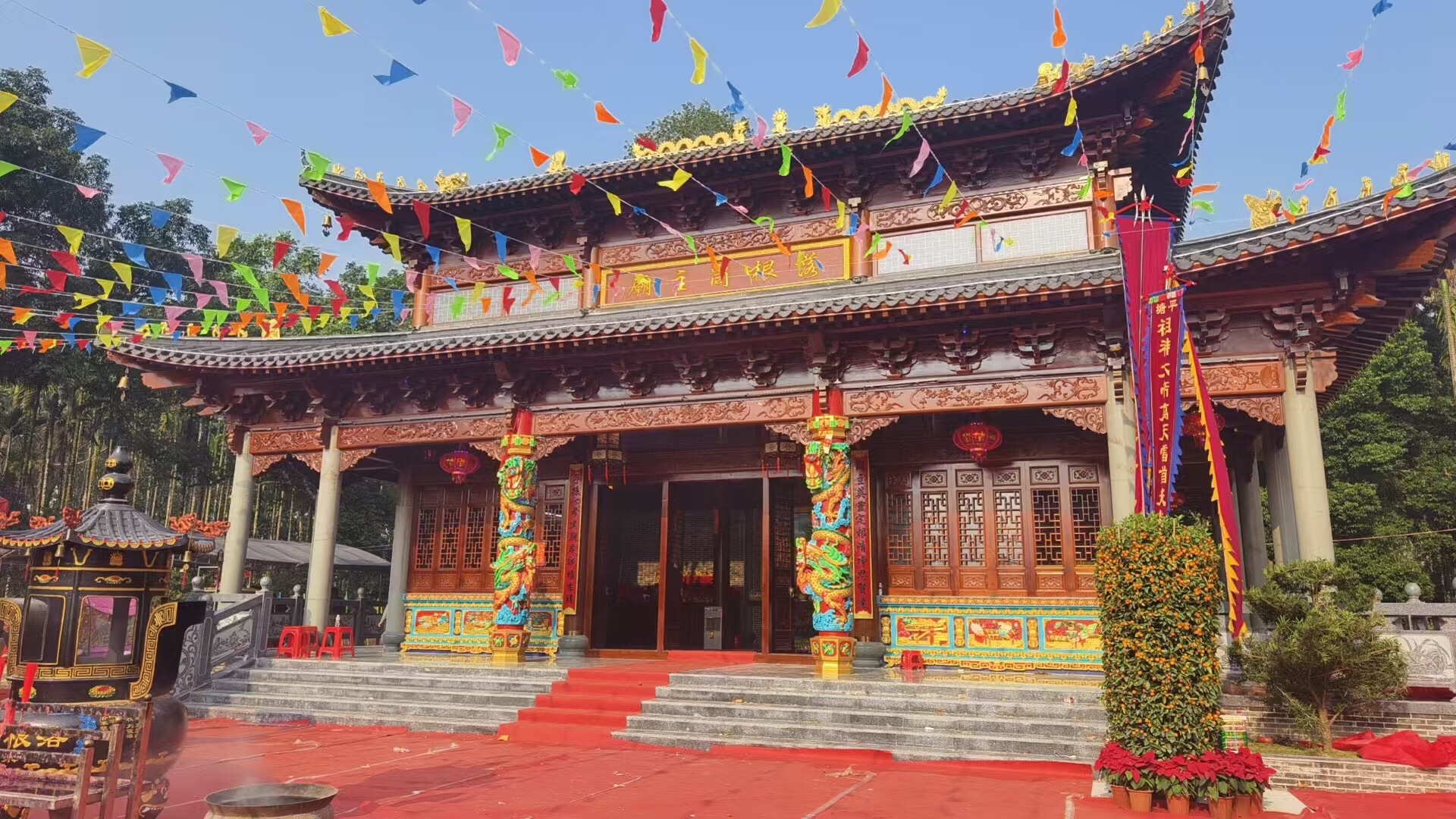 落根峝主庙实景照片