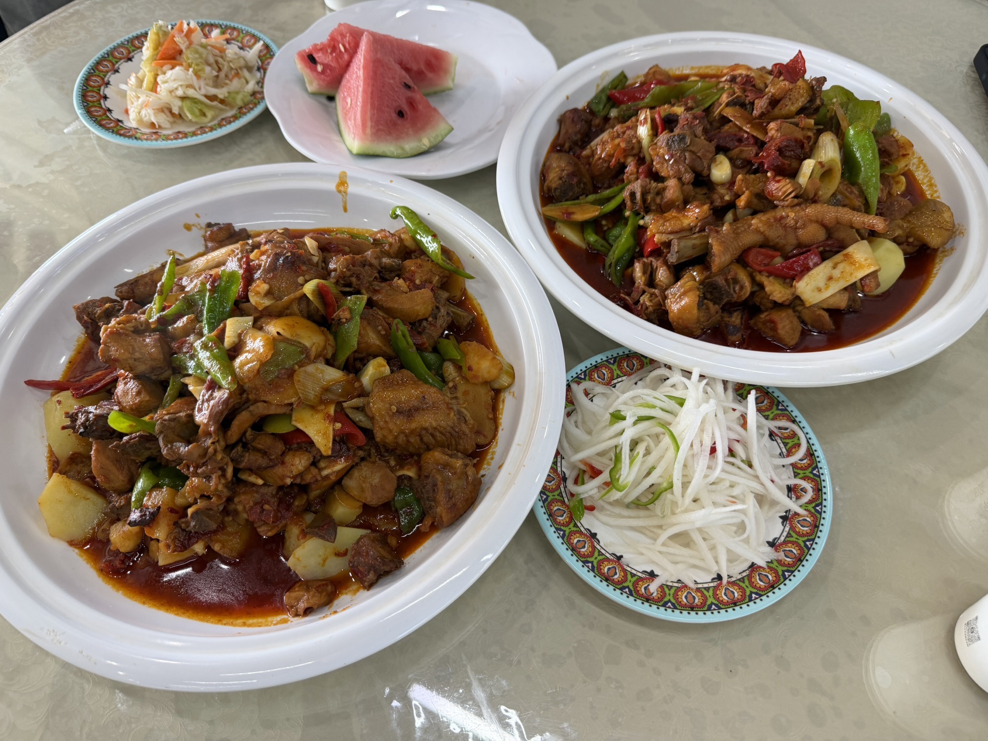 雅茹老地方大盘鸡拌面