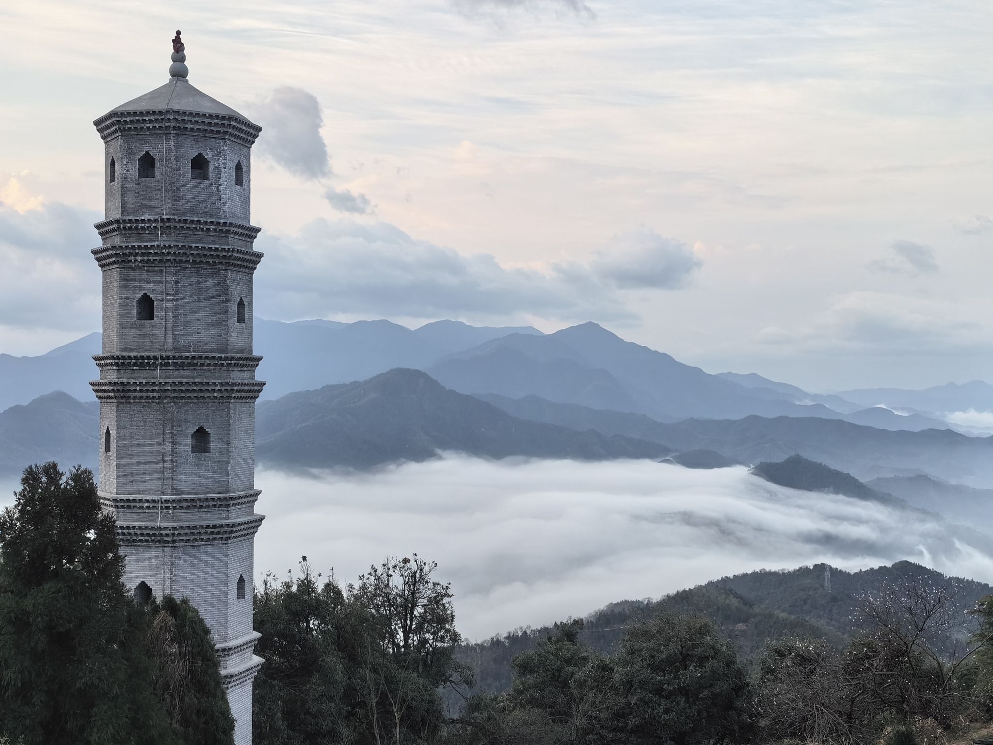 桃华山寺实景照片