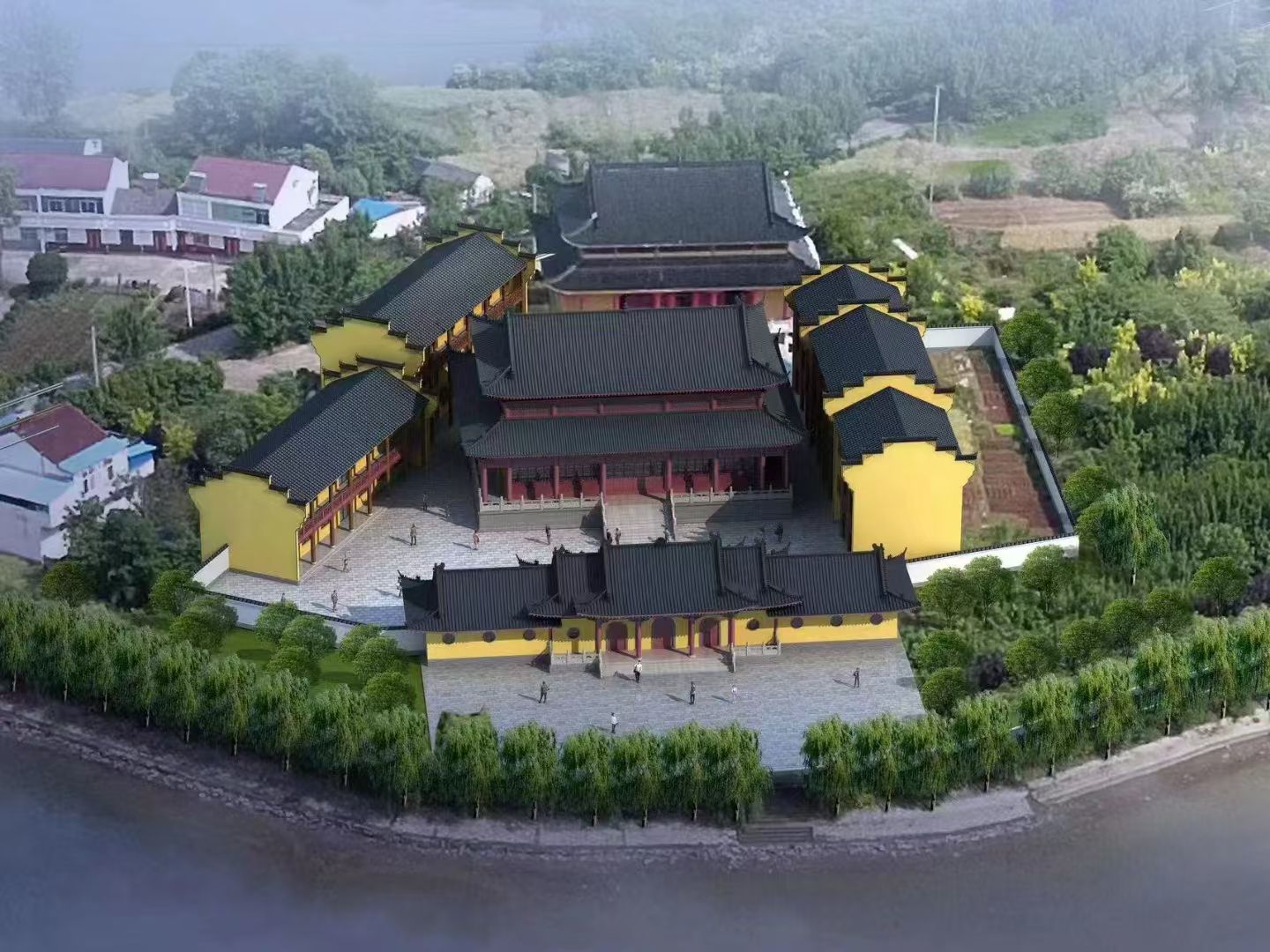 庐江县普明禅寺实景照片