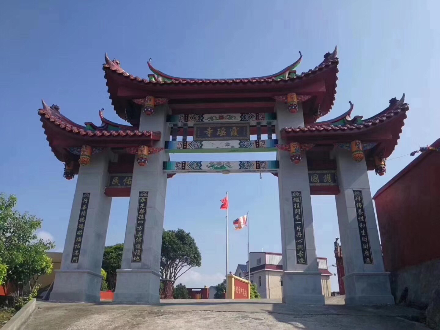 福清渔溪霞瑶寺实景照片