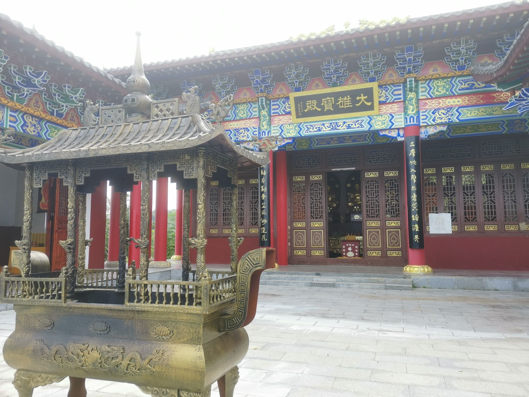峨眉禅寺实景照片