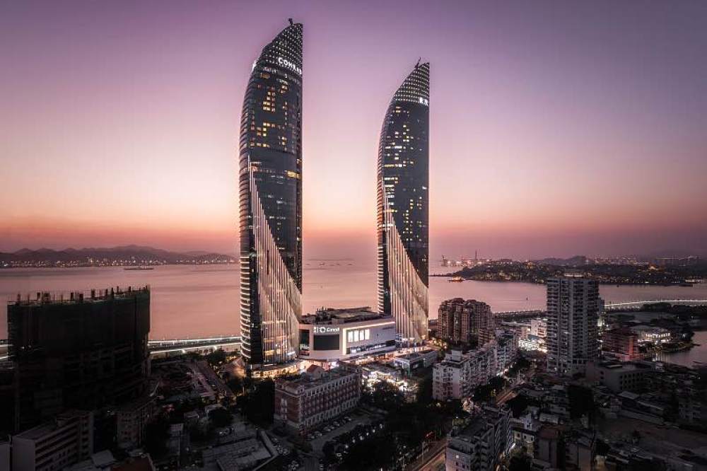 厦门世茂双子塔景点图片