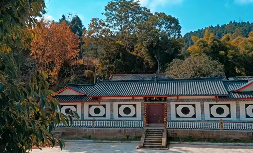 中江县冯店镇龚氏祠堂实景照片