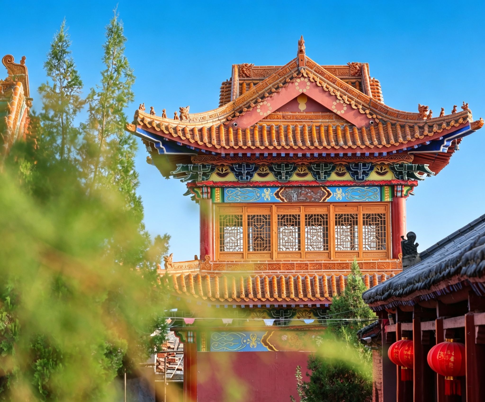 金山寺实景照片
