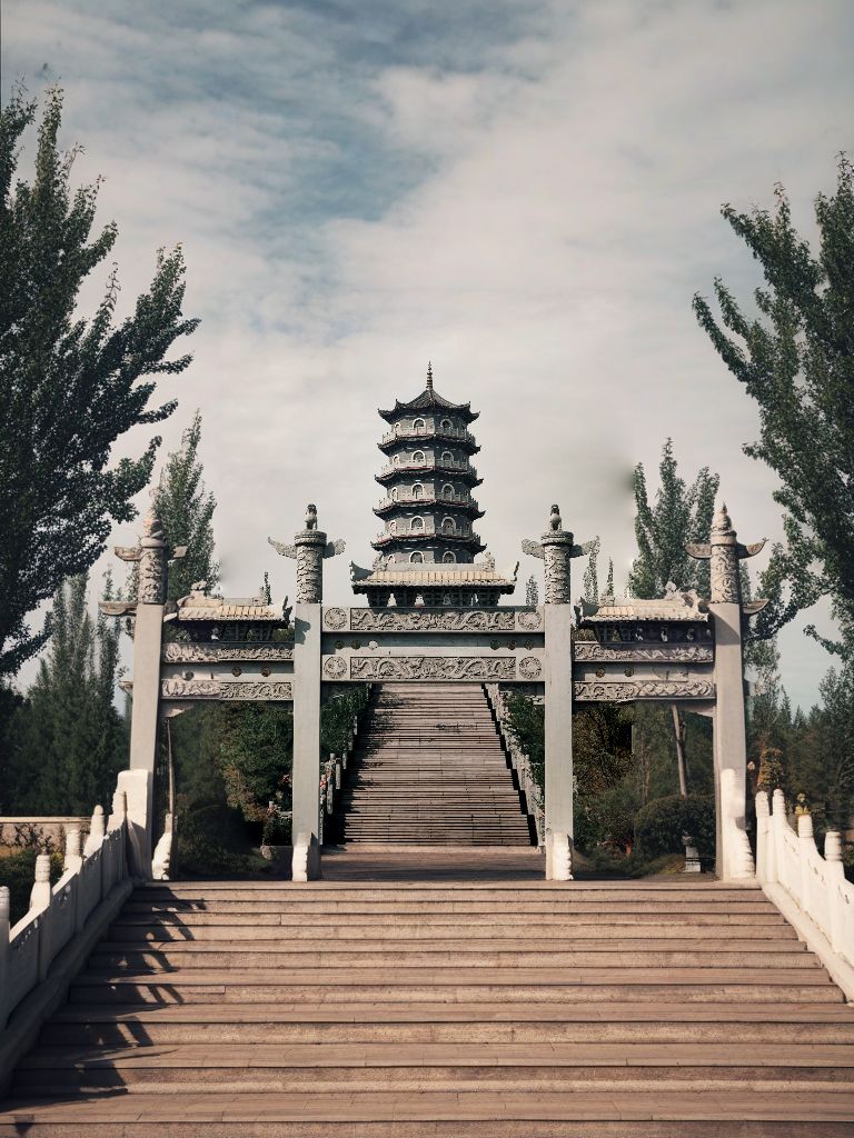 清音塔实景照片