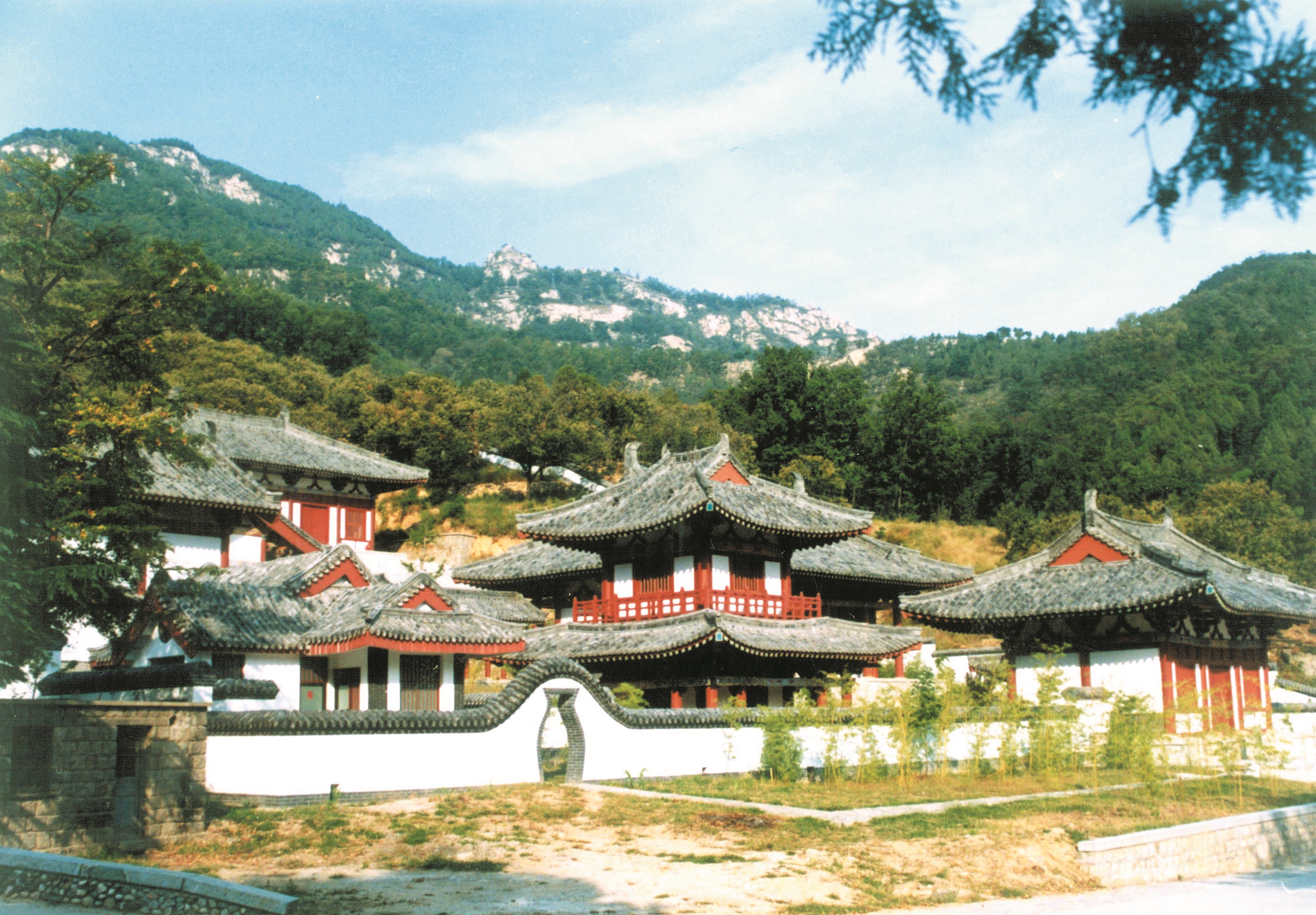 泰山风景名胜区-泰山古刹竹林寺实景照片