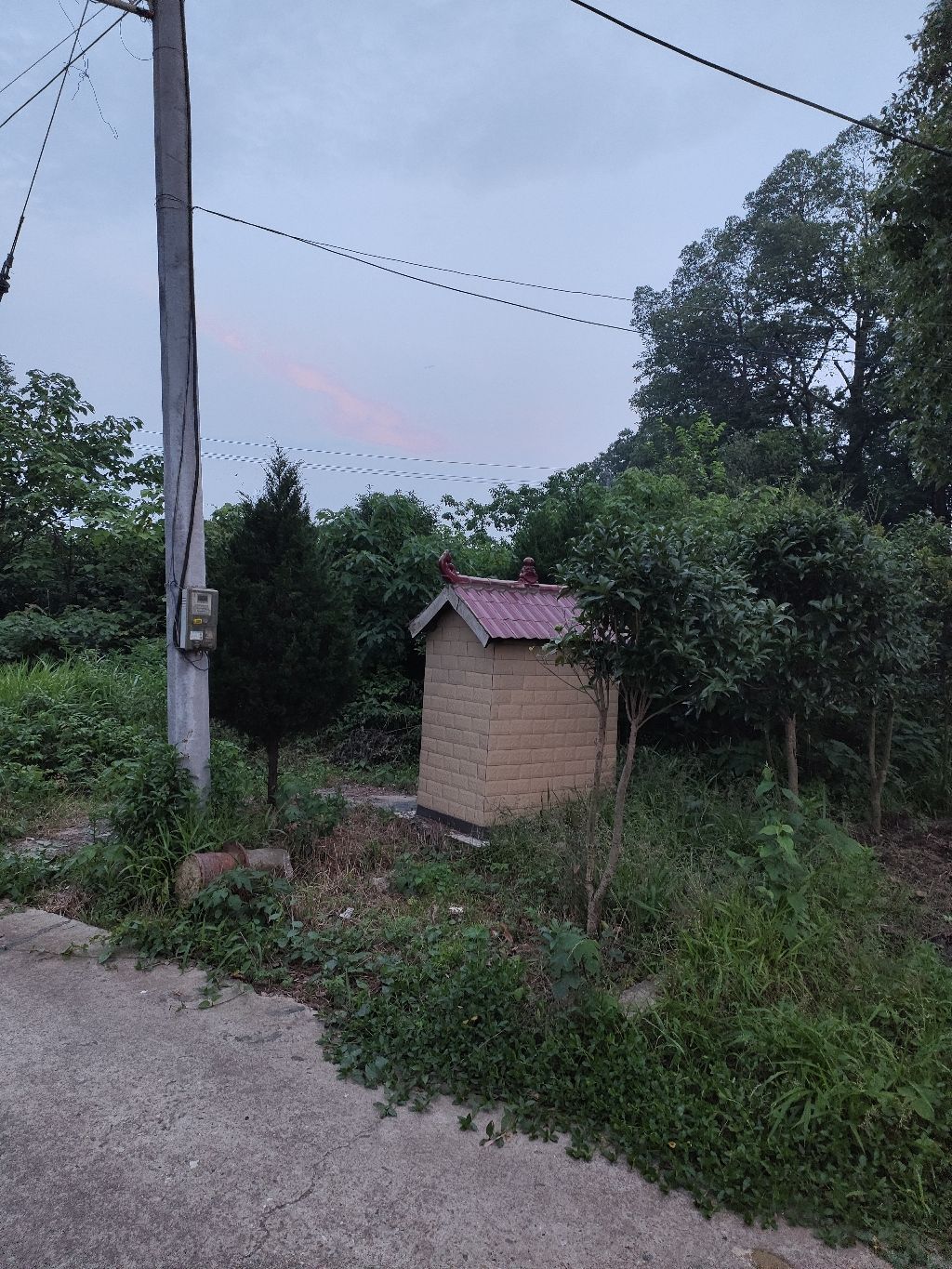 婆婆塘山土地庙实景照片