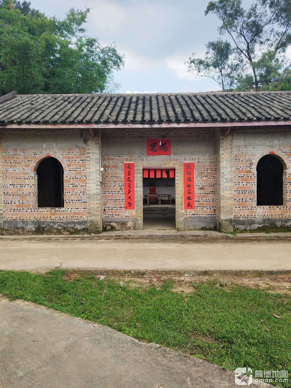 玉林北流新圩镇陶山村东福甘屋祠堂实景照片