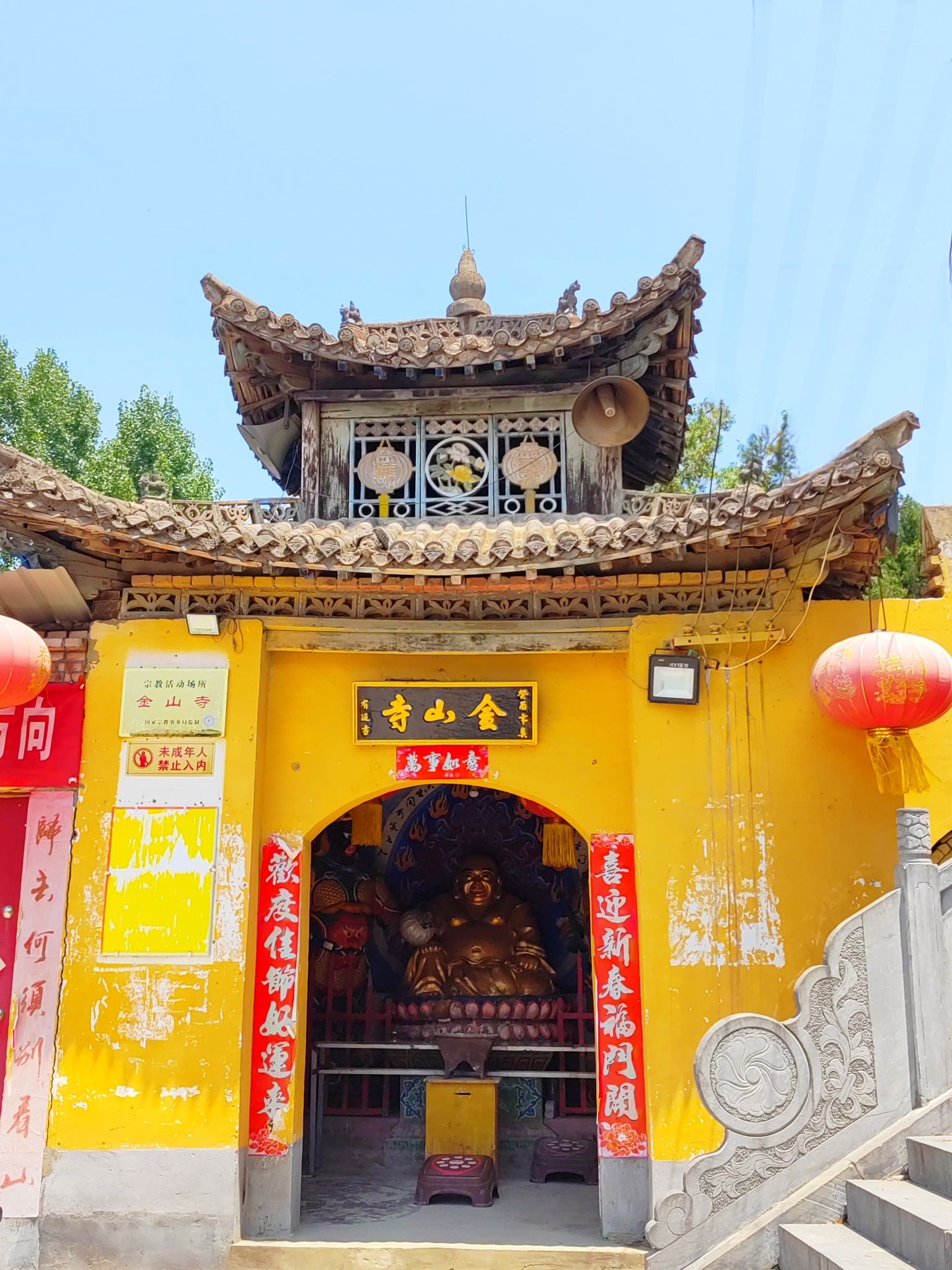 金山寺实景照片