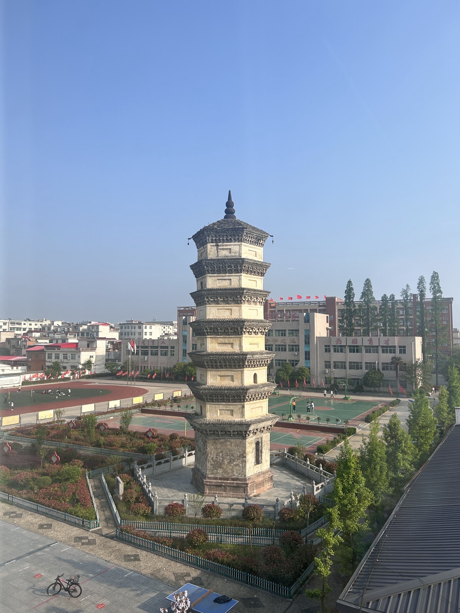 崇福寺塔实景照片