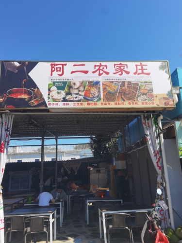 阿二农家庄海鲜糟粕醋椰子鸡香草鸭(日月湾店)