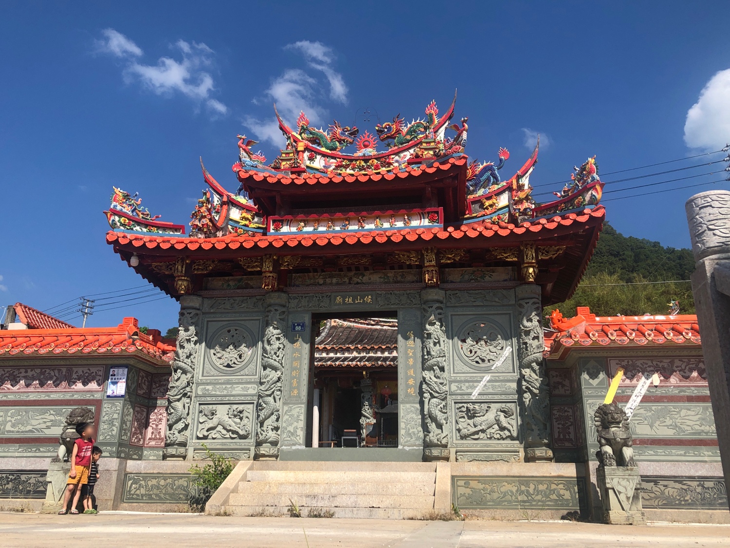 侯山祖庙实景照片
