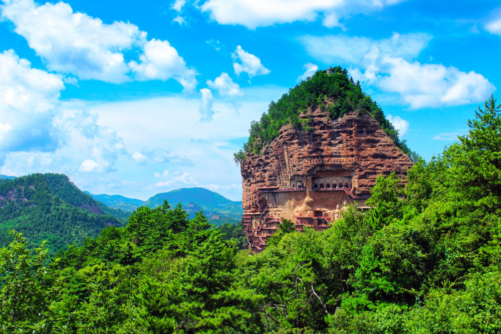 麦积山风景名胜区景点图片