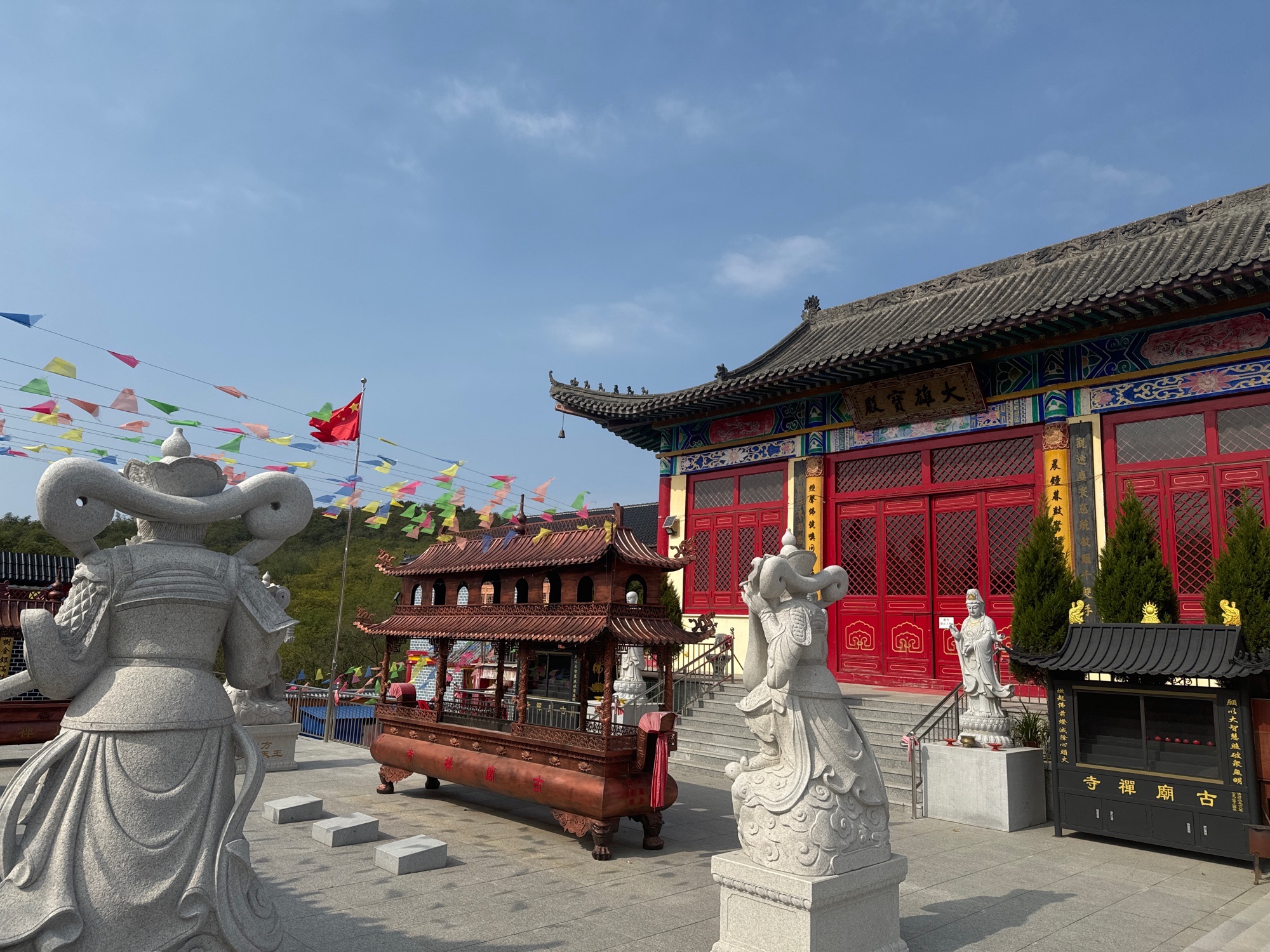 古庙禅寺实景照片