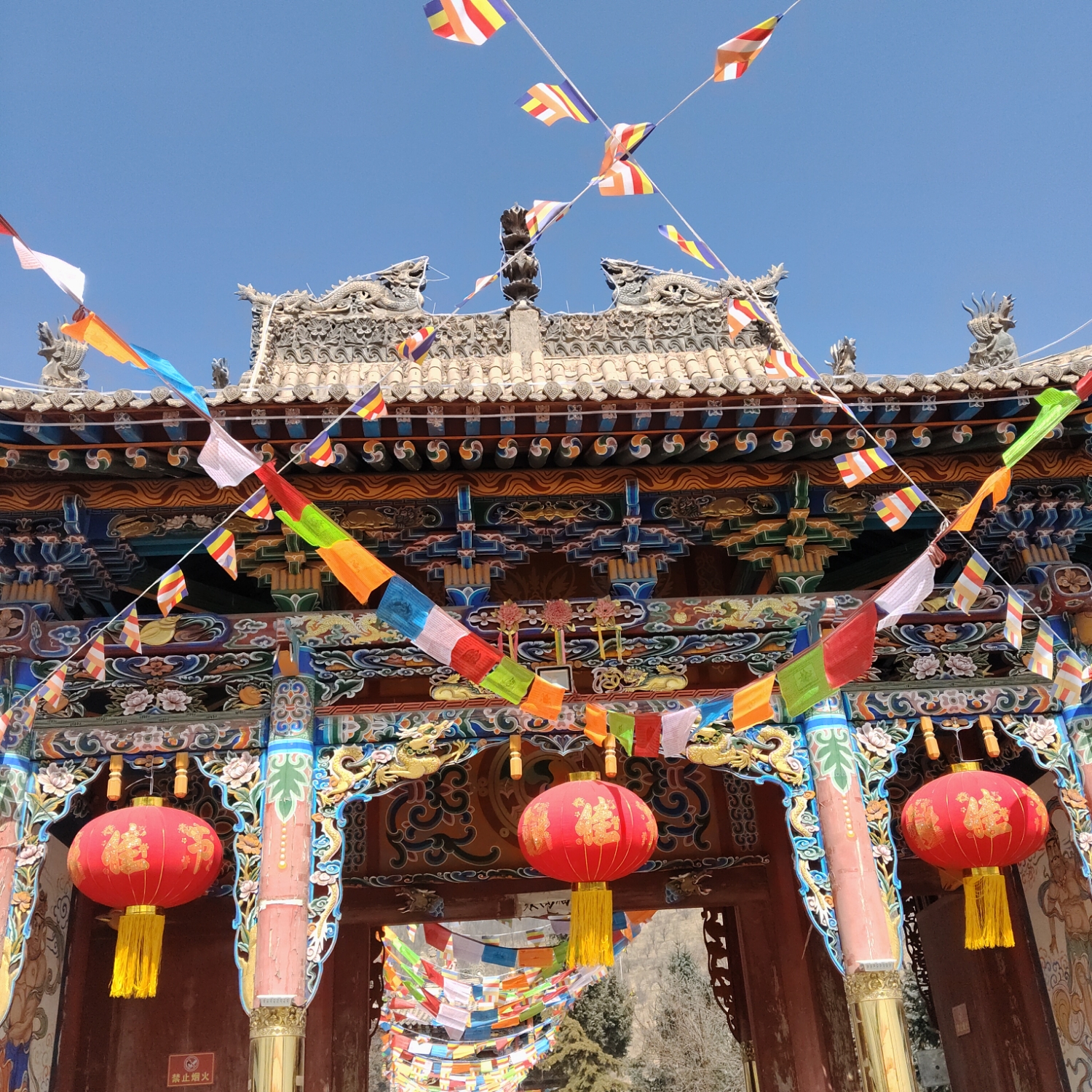 灵藏寺实景照片