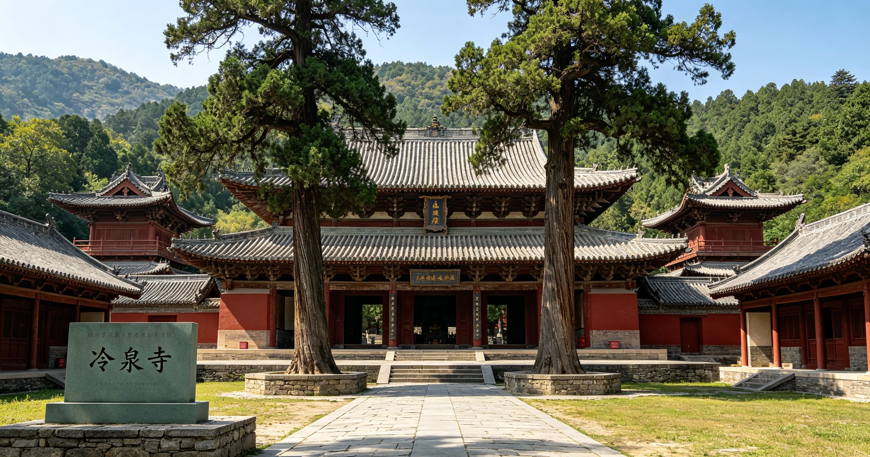 冷泉寺实景照片
