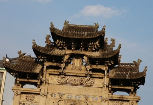 詹宝兄弟进士牌坊旅行图片 1