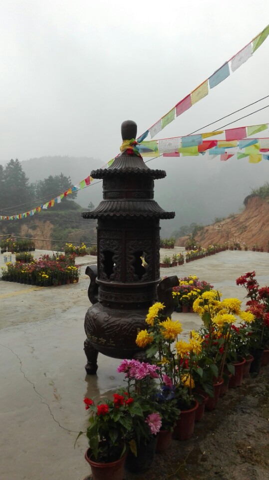 上方古寺实景照片