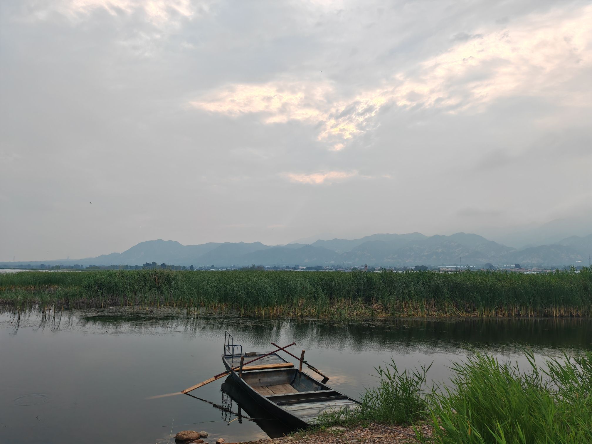 官厅水库原生态景观实景照片