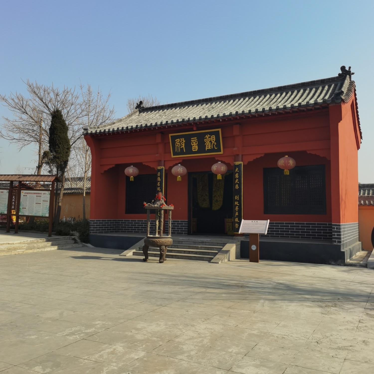 微山湖-文化园-观音殿实景照片