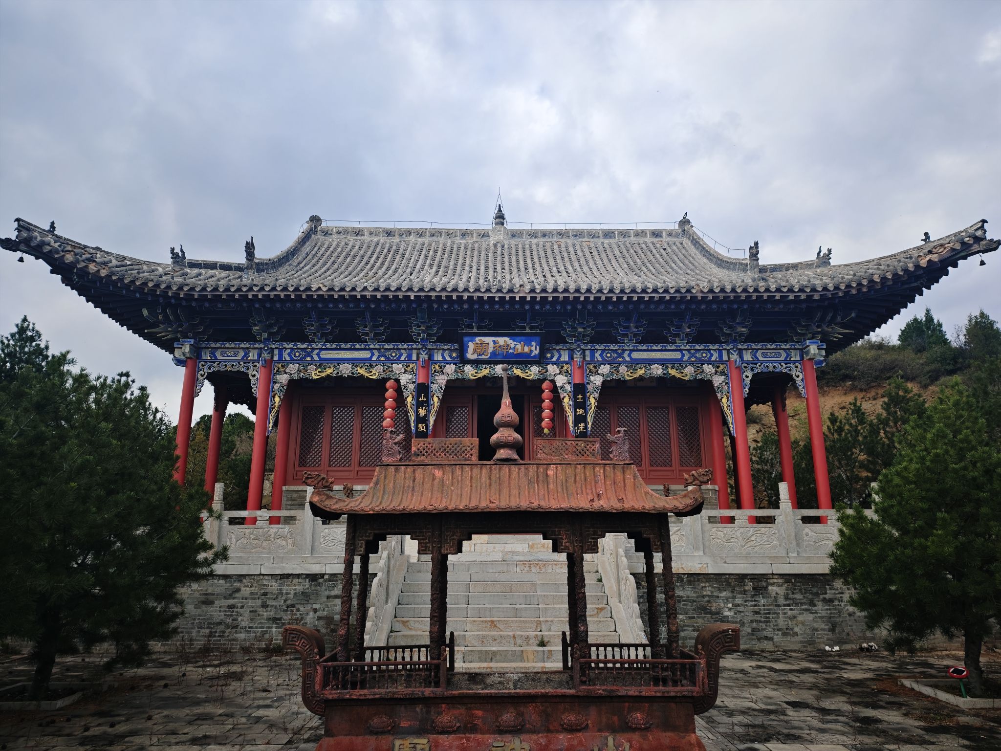 乌金山山神庙实景照片