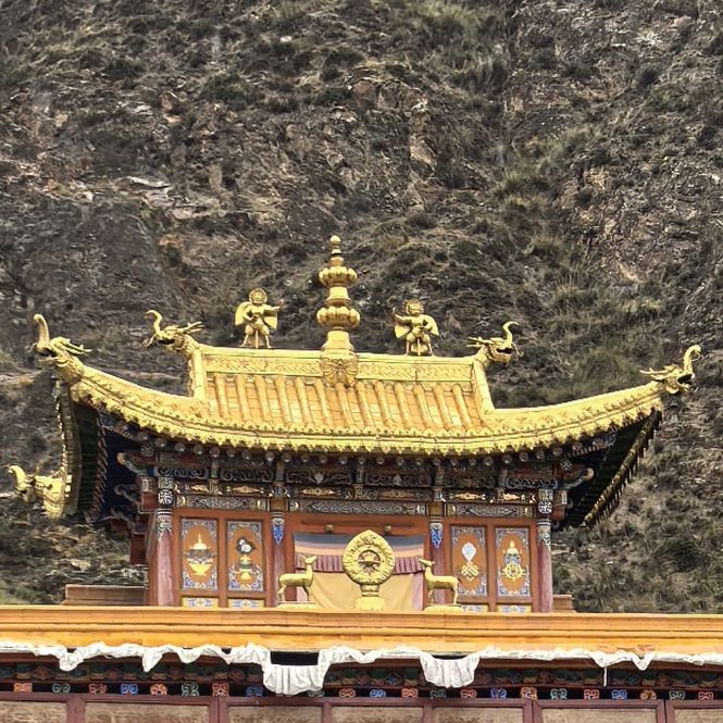拉卜楞寺-祝寿佛殿实景照片