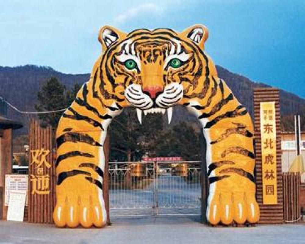 东北虎林园景点图片