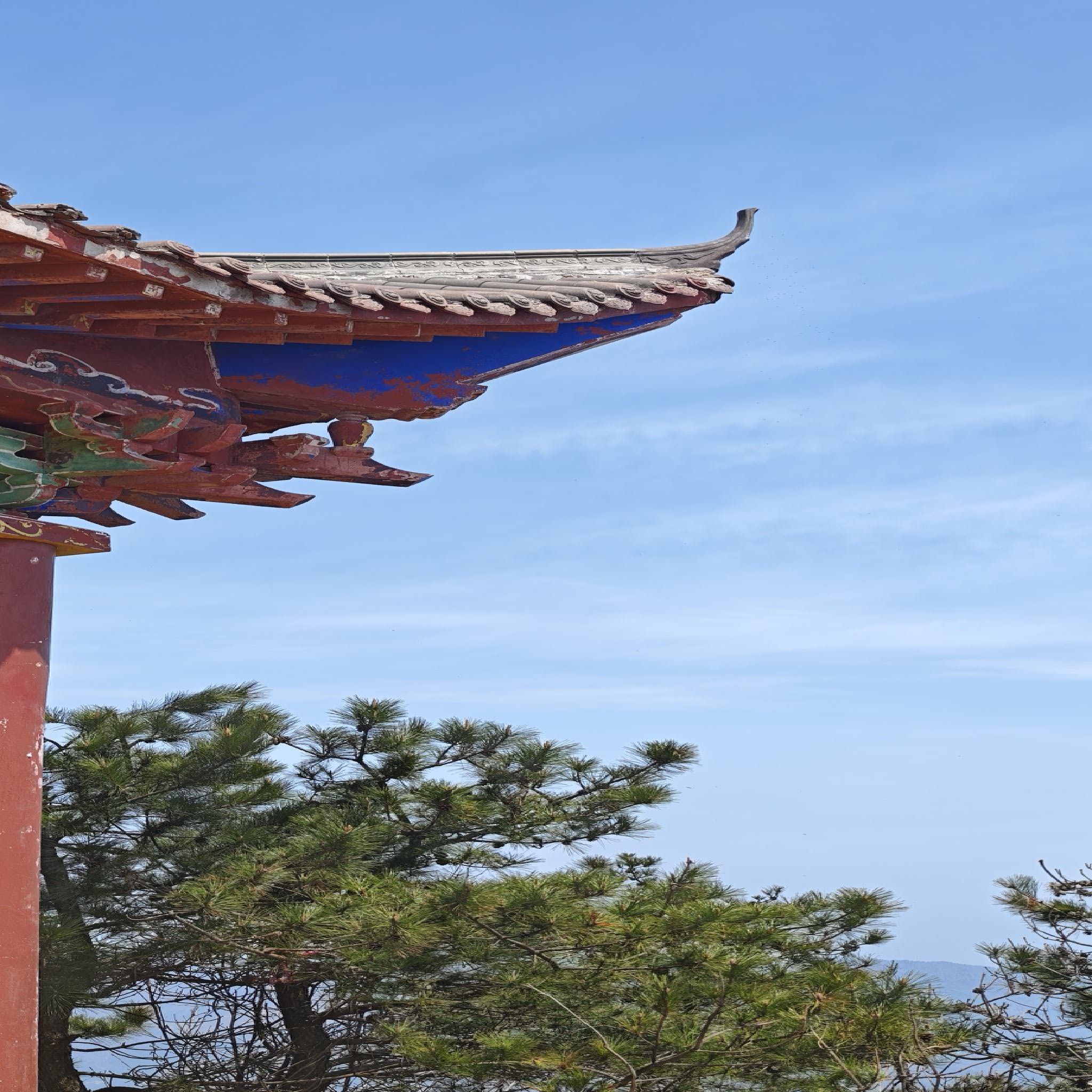 霍山玉皇尖兴佛寺实景照片