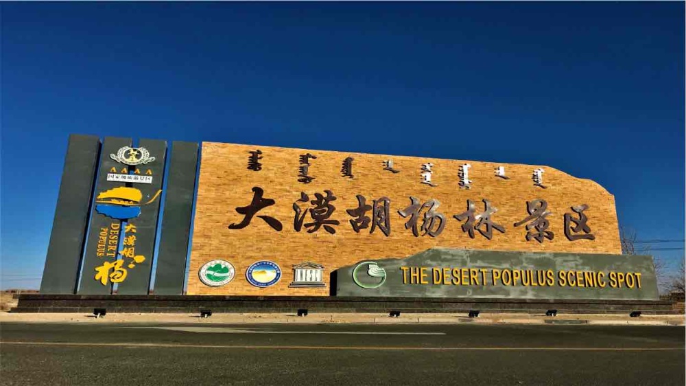 额济纳胡杨林旅游区南区景点图片