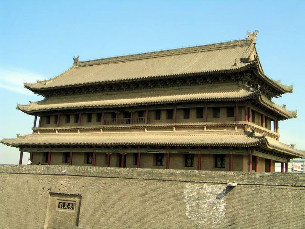 西安城墙景点图片