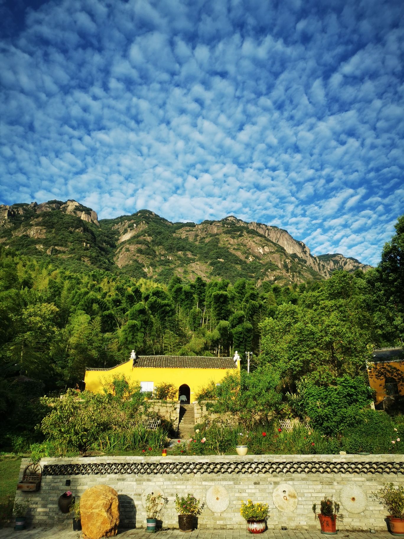九华山观音庵实景照片