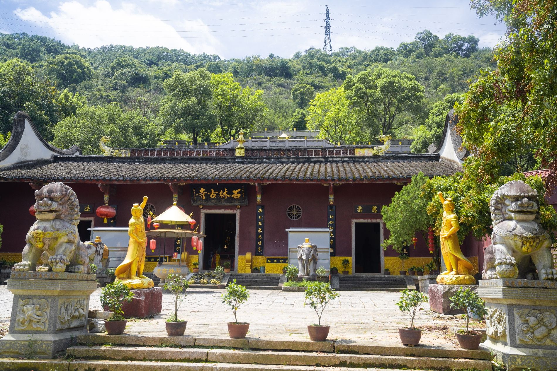 石林古寺实景照片