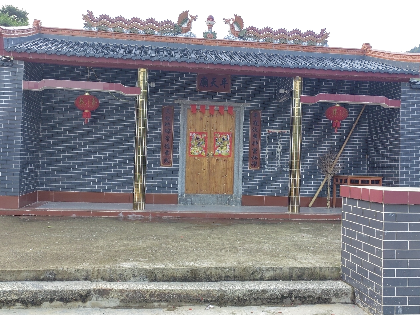 竹云平天庙实景照片