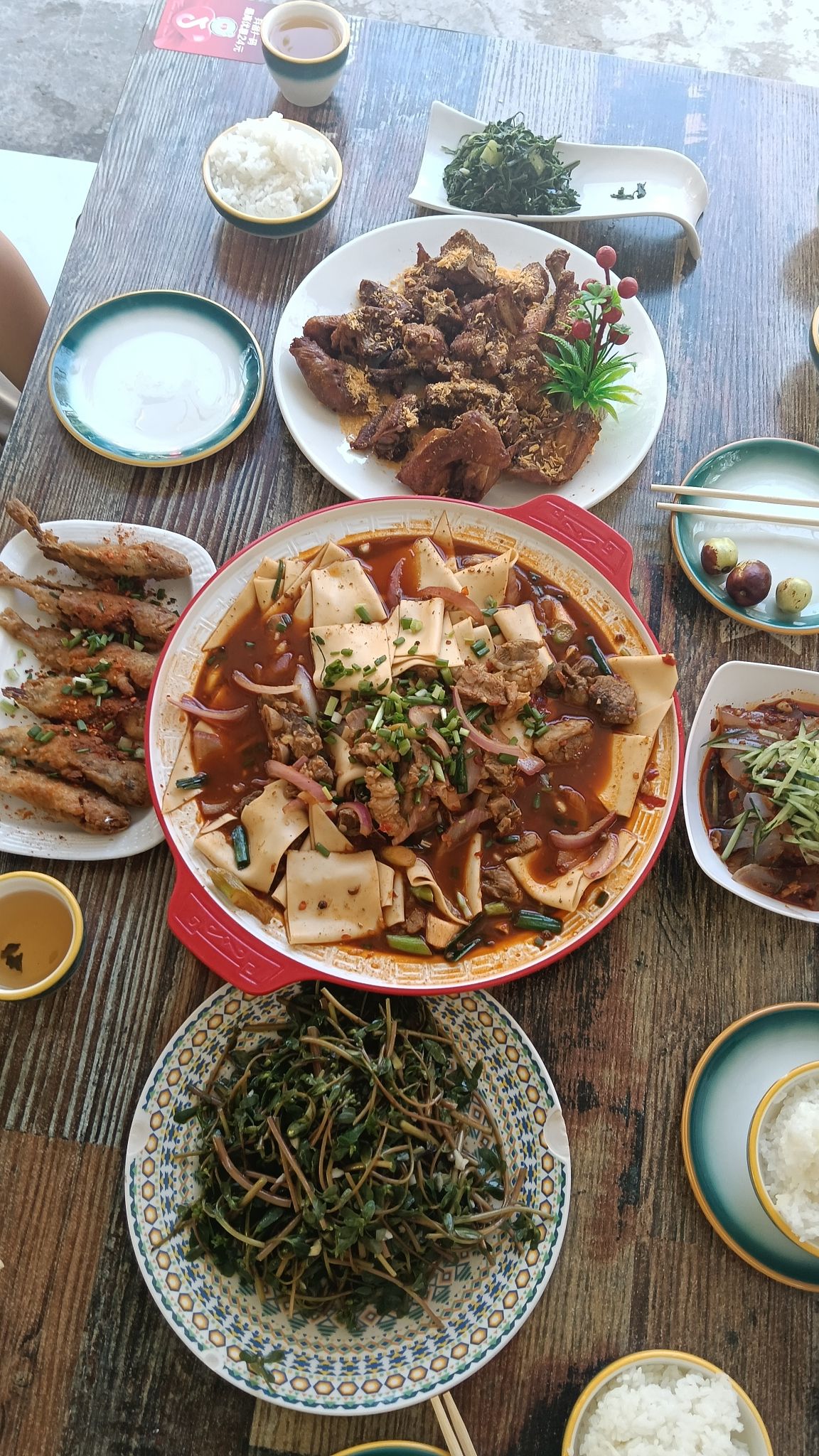 沙州小院.胡羊焖饼.特色烧烤