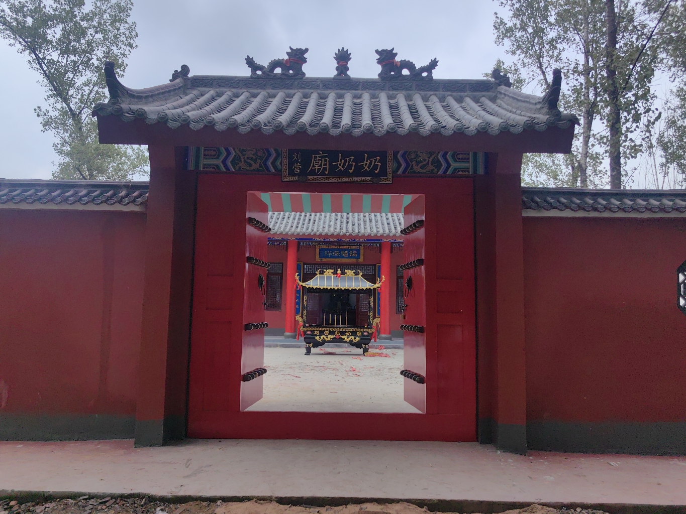 刘营奶奶庙实景照片