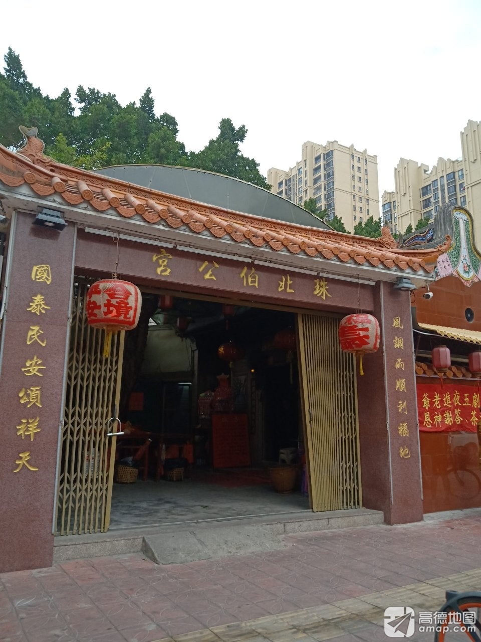 珠北伯公宫实景照片