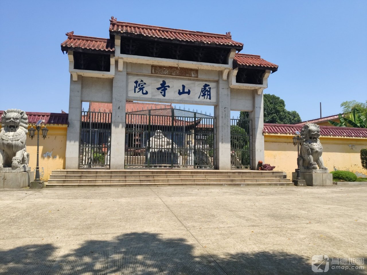 庙山寺院实景照片